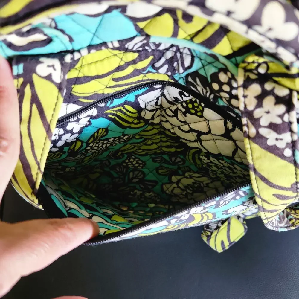 Vera Bradley BACKPACK Bookbag ISLAND BLOOMS Shoulder Bag School Travel Work EUC!